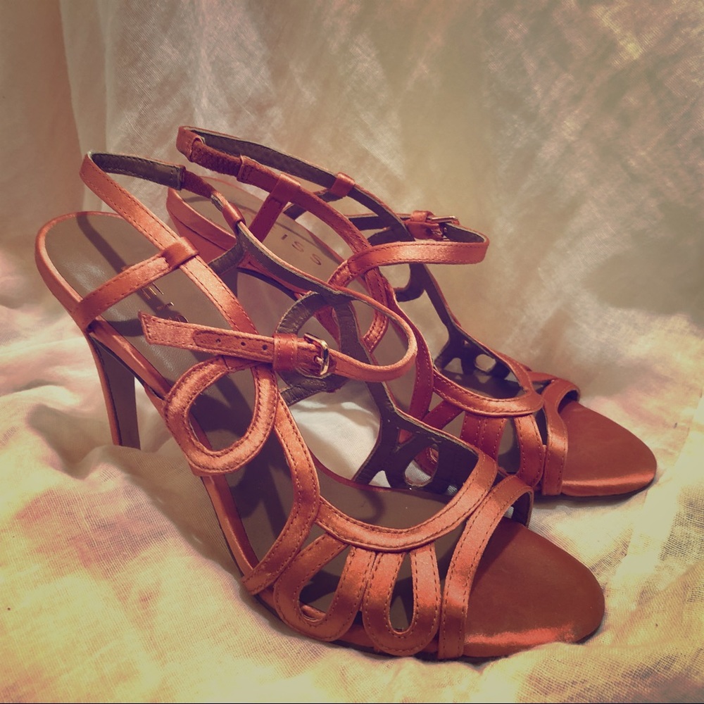 Reiss Forella Lattice Coral/Burnt Orange Heel